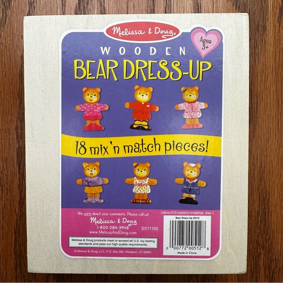 Lot of 2 children’s books and wooden puzzle - Picture 6 of 6